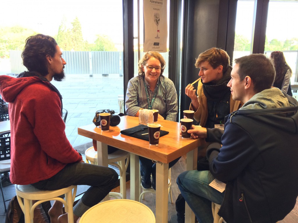 Socialising at WordCamp Europe