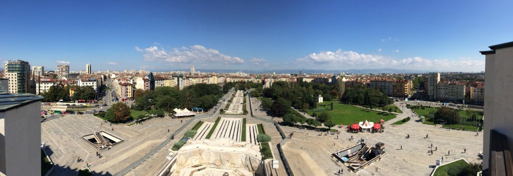 Panorama from the balcony
