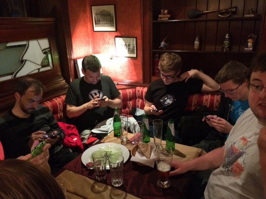 When nerd enter a restaurant with wifi