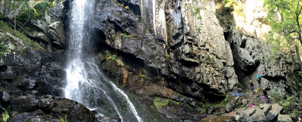 Waterfall - humans for scale