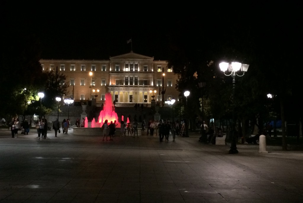Athens is also nice by night