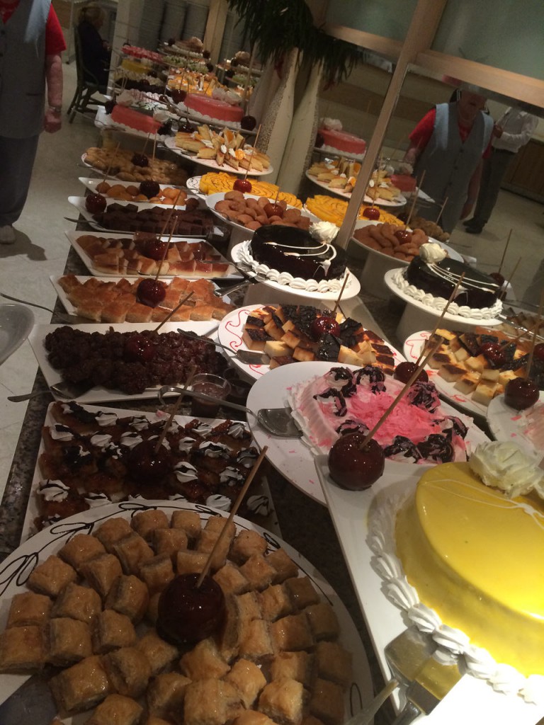 The sweet side of the buffet