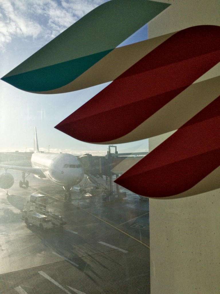 Plane is waiting and we too